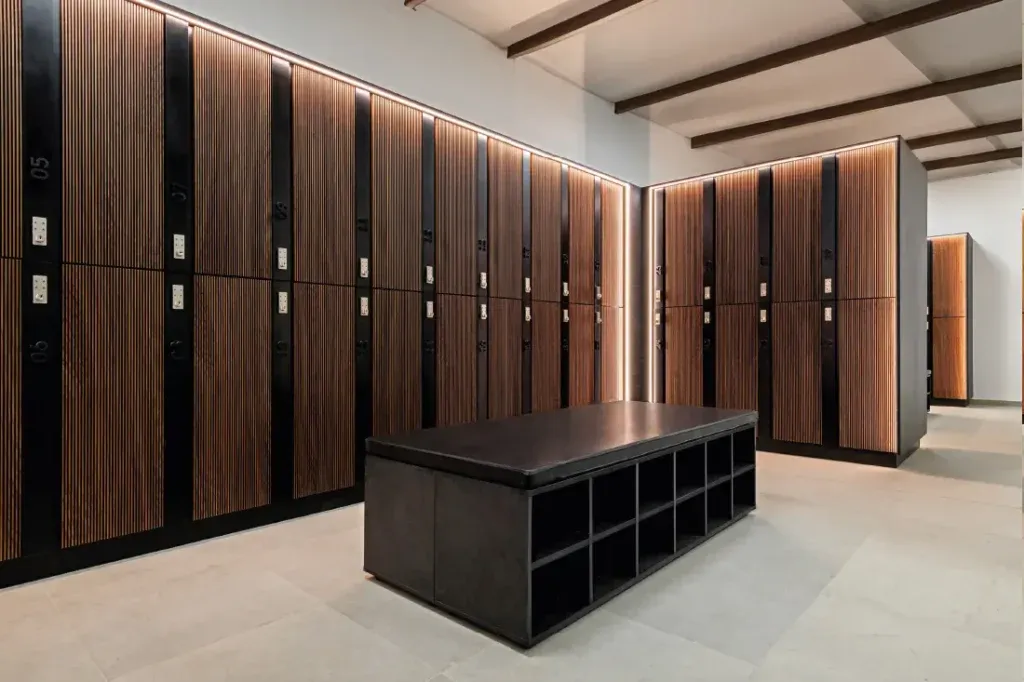 Interior fit-out and lockers